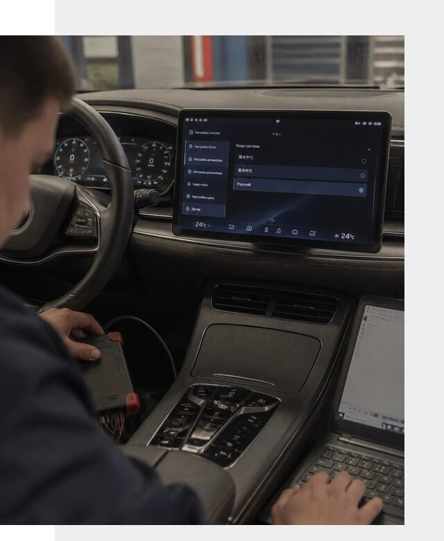 Русификация автомобиля BYD HAN для эксплуатации в Устях-Лабинске